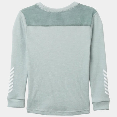 Helly Hansen Kids' LIFA® Merino Wool Base Layer Set Skiundertøj Børn - Green Mist -
