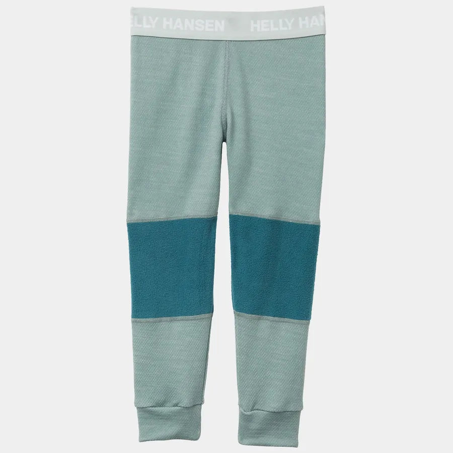 Helly Hansen Kids' LIFA® Merino Wool Base Layer Set Skiundertøj Børn - Green Mist -