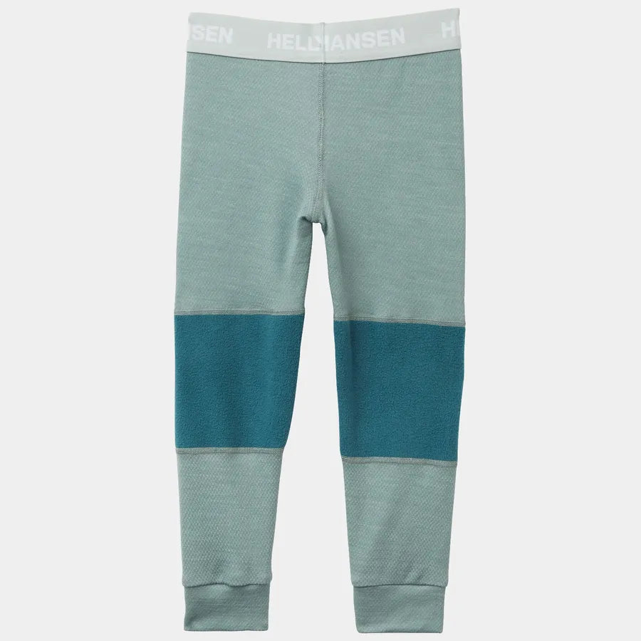 Helly Hansen Kids' LIFA® Merino Wool Base Layer Set Skiundertøj Børn - Green Mist -