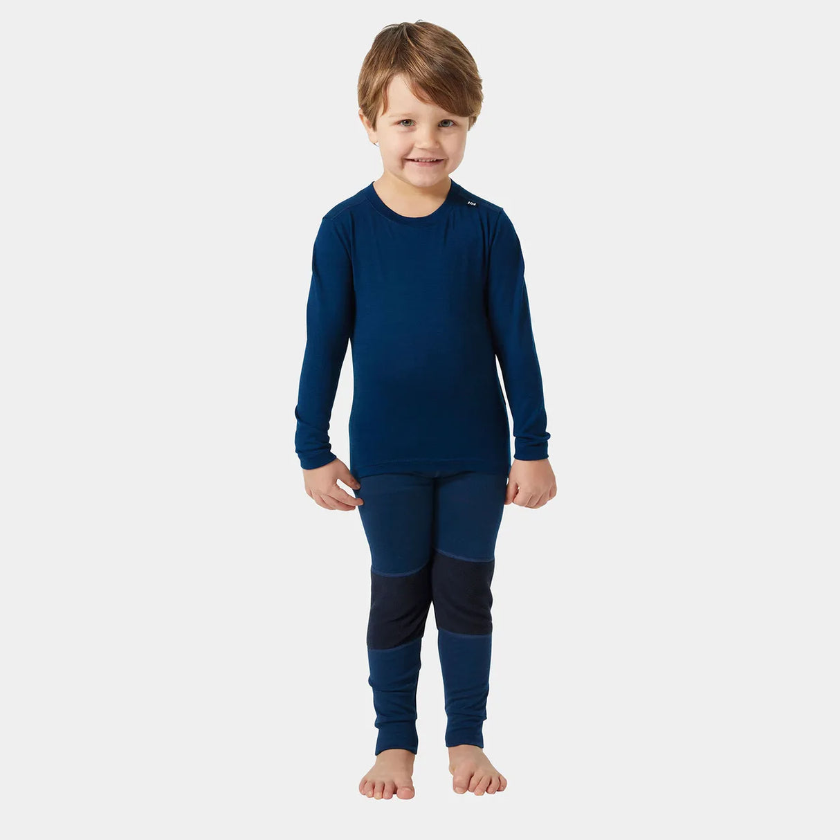 Helly Hansen Kids' Merino Wool Base Layer Set Skiundertøj Børn - Ocean - Ocean