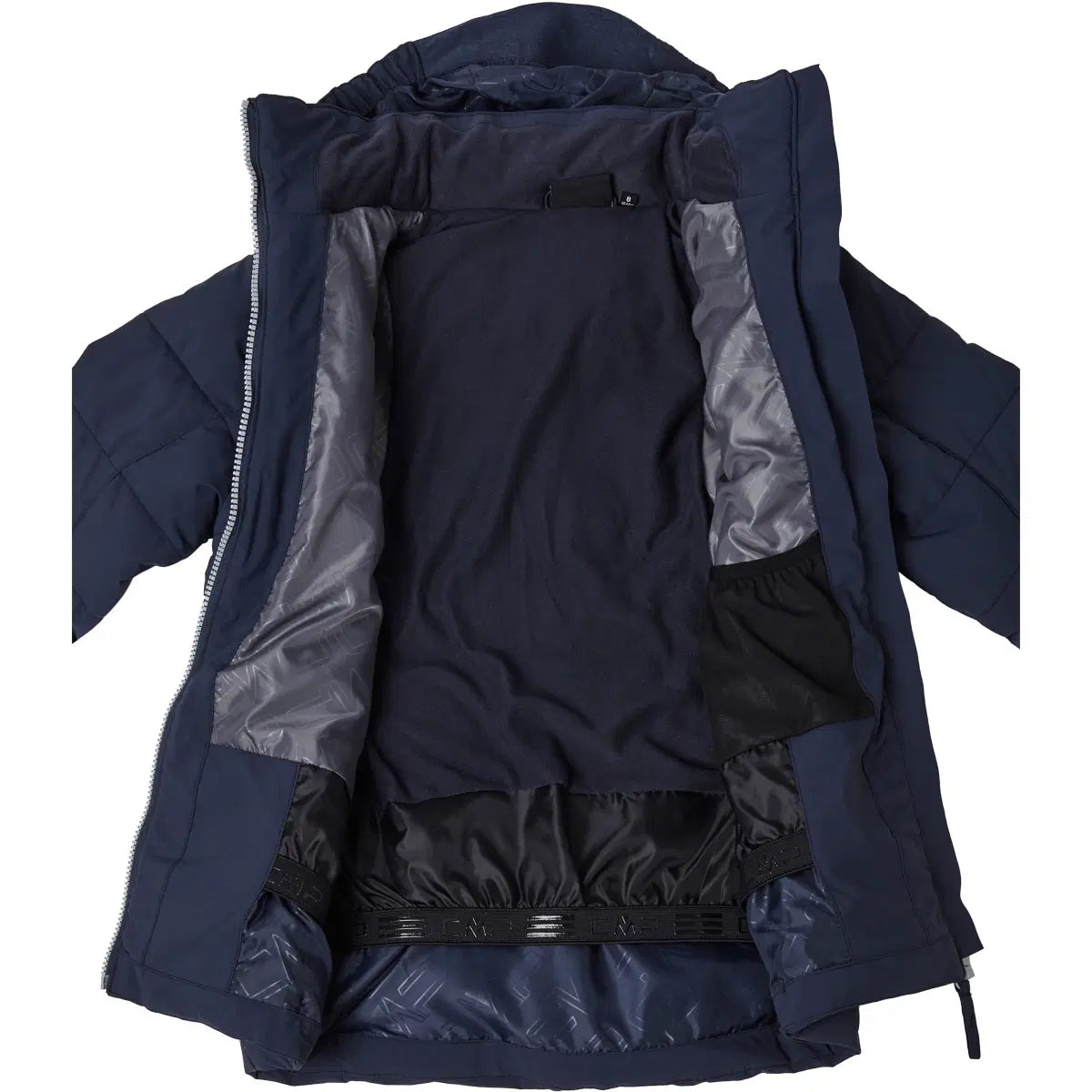 CMP Fix Hood Skijakke Børn - Black Blue -