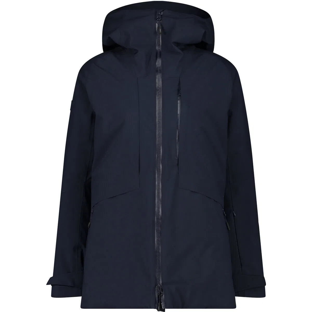 CMP Woman Jacket Fix Hood Skijakke Dame - Black Blue -
