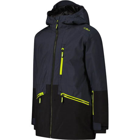 CMP Kid Jacket Fix Hood Skijakke Børn - Antracite -