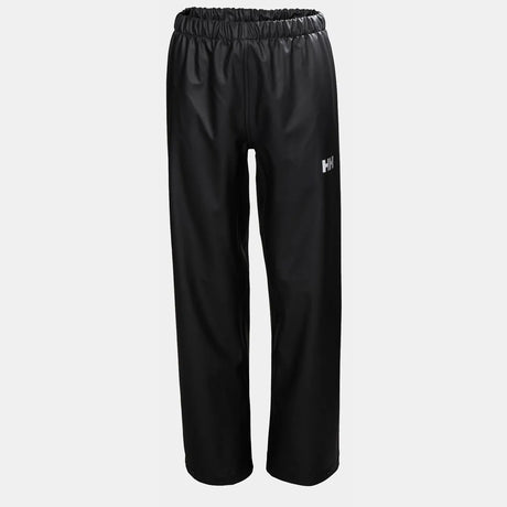 Helly Hansen Juniors' Moss Rain Pants Regnbukser Børn - Black - Black