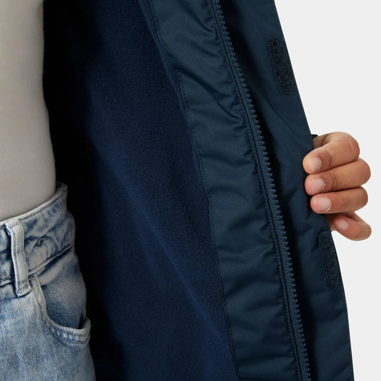 Helly Hansen Juniors' Vancouver Fleece Insulated Jacket jakke Børn - Navy -