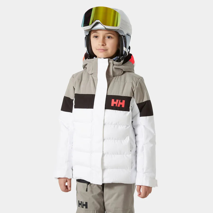 Helly Hansen Juniors' Diamond Ski Jacket Skijakke Børn - White -