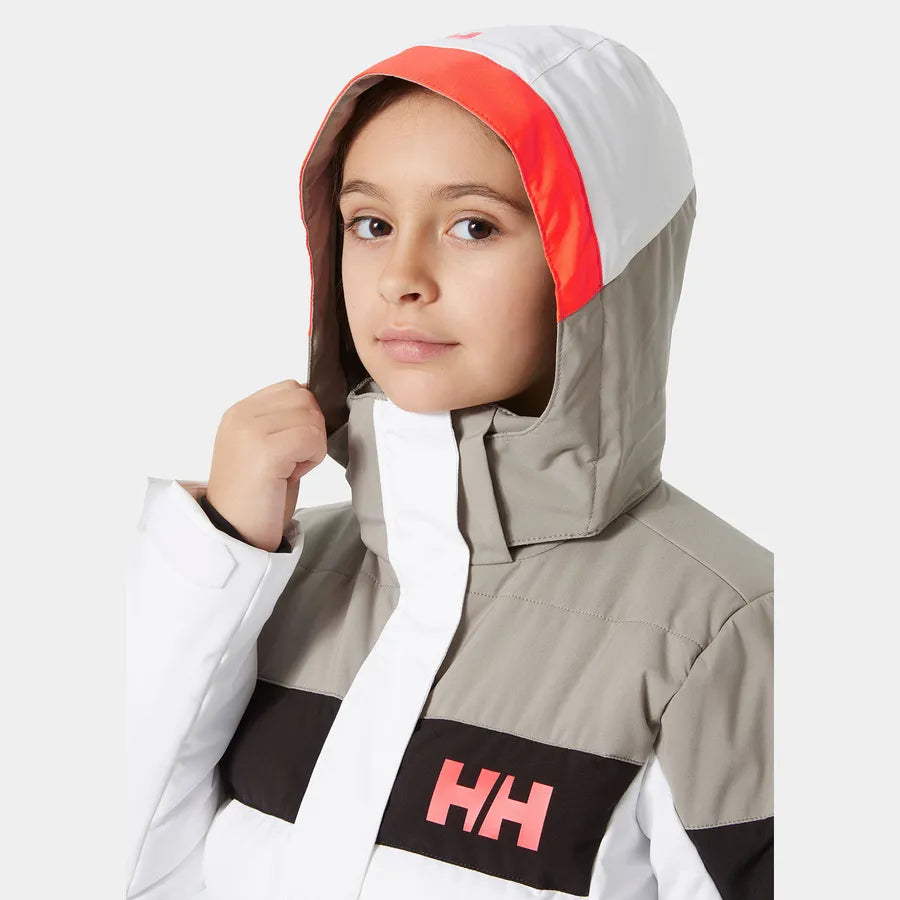 Helly Hansen Juniors' Diamond Ski Jacket Skijakke Børn - White -