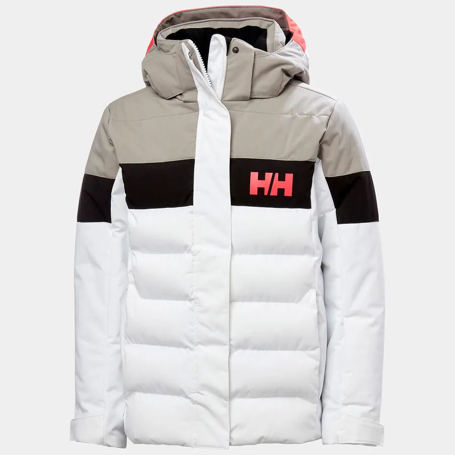 Helly Hansen Juniors' Diamond Ski Jacket Skijakke Børn - White - White