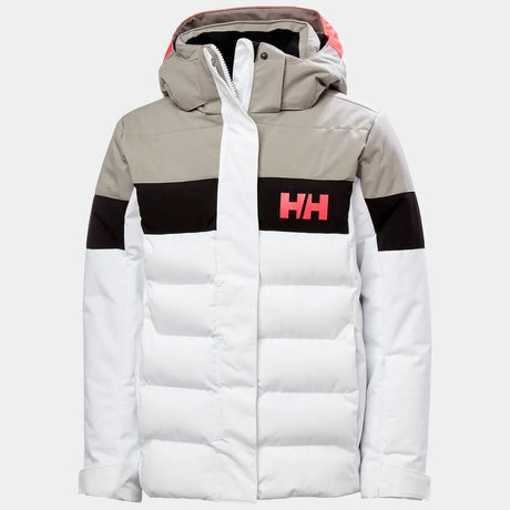 Helly Hansen Juniors' Diamond Ski Jacket Skijakke Børn - White - White