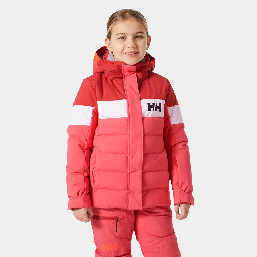 Helly Hansen Juniors' Diamond Ski Jacket Skijakke Børn - Sunset Pink -