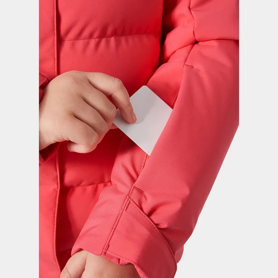 Helly Hansen Juniors' Diamond Ski Jacket Skijakke Børn - Sunset Pink -