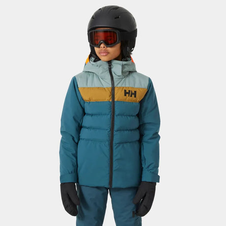 Helly Hansen Juniors' Cyclone Jacket Skijakke Børn - Dark Creek ud -