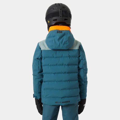 Helly Hansen Juniors' Cyclone Jacket Skijakke Børn - Dark Creek ud -
