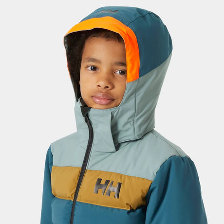 Helly Hansen Juniors' Cyclone Jacket Skijakke Børn - Dark Creek ud -