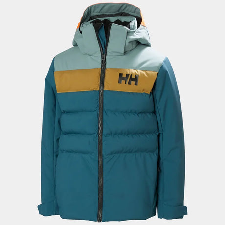 Helly Hansen Juniors' Cyclone Jacket Skijakke Børn - Dark Creek ud - Dark Creek