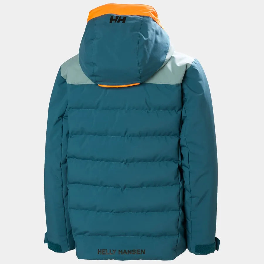 Helly Hansen Juniors' Cyclone Jacket Skijakke Børn - Dark Creek ud -