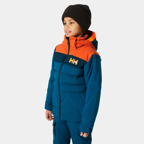 Helly Hansen Juniors' Cyclone Jacket Skijakke Børn - Deep Dive -