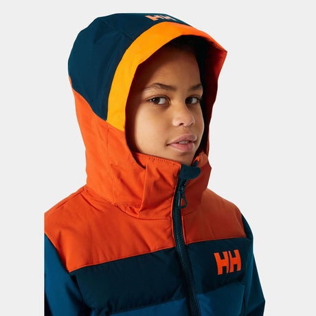 Helly Hansen Juniors' Cyclone Jacket Skijakke Børn - Deep Dive -
