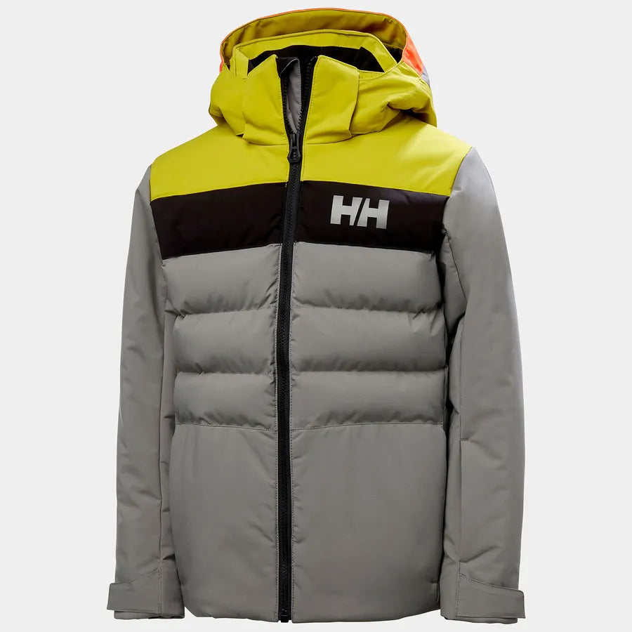 Helly Hansen Juniors' Cyclone Jacket Skijakke Børn - Concrete - Concrete