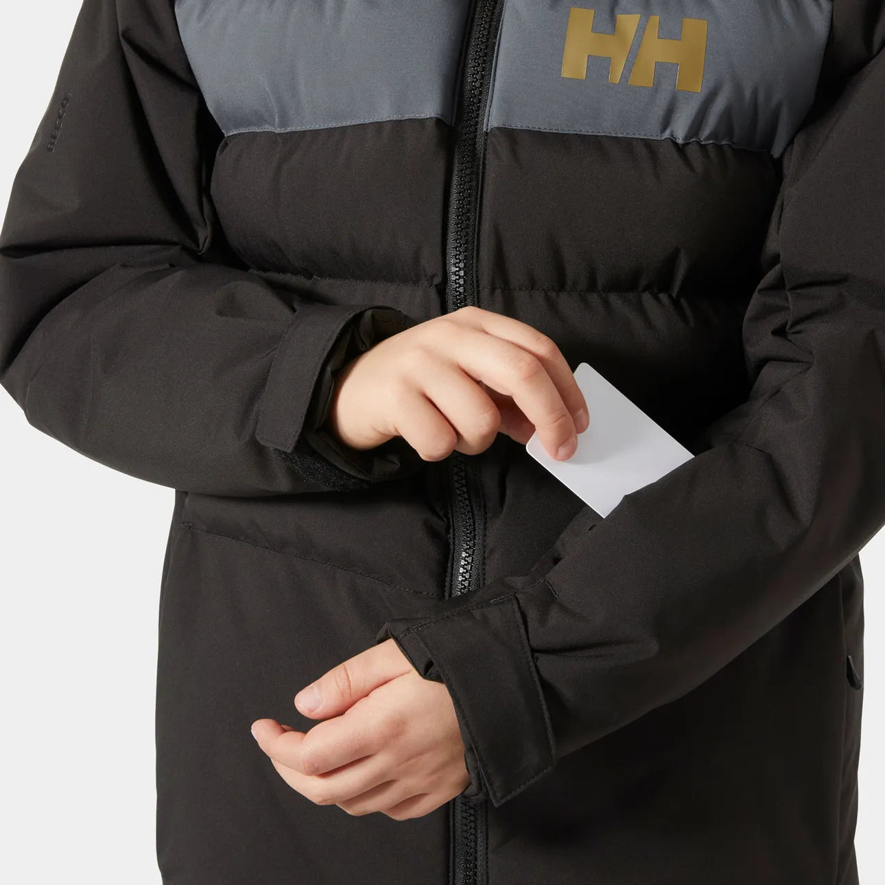 Helly Hansen Juniors' Cyclone Jacket Skijakke Børn - Black -