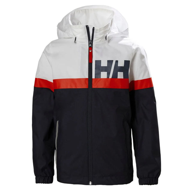 Helly Hansen Juniors' Active Rain Jacket Regnjakke Børn - Navy