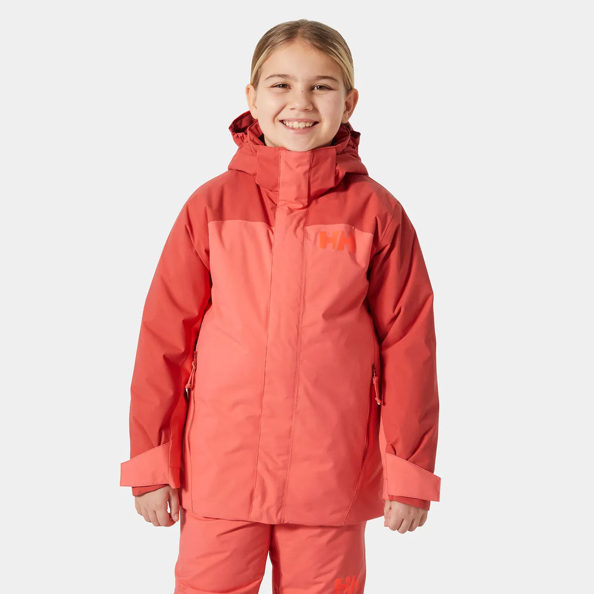Helly Hansen Juniors' Level Ski Jacket Skijakke Børn - Sunset Pink - Sunset Pink