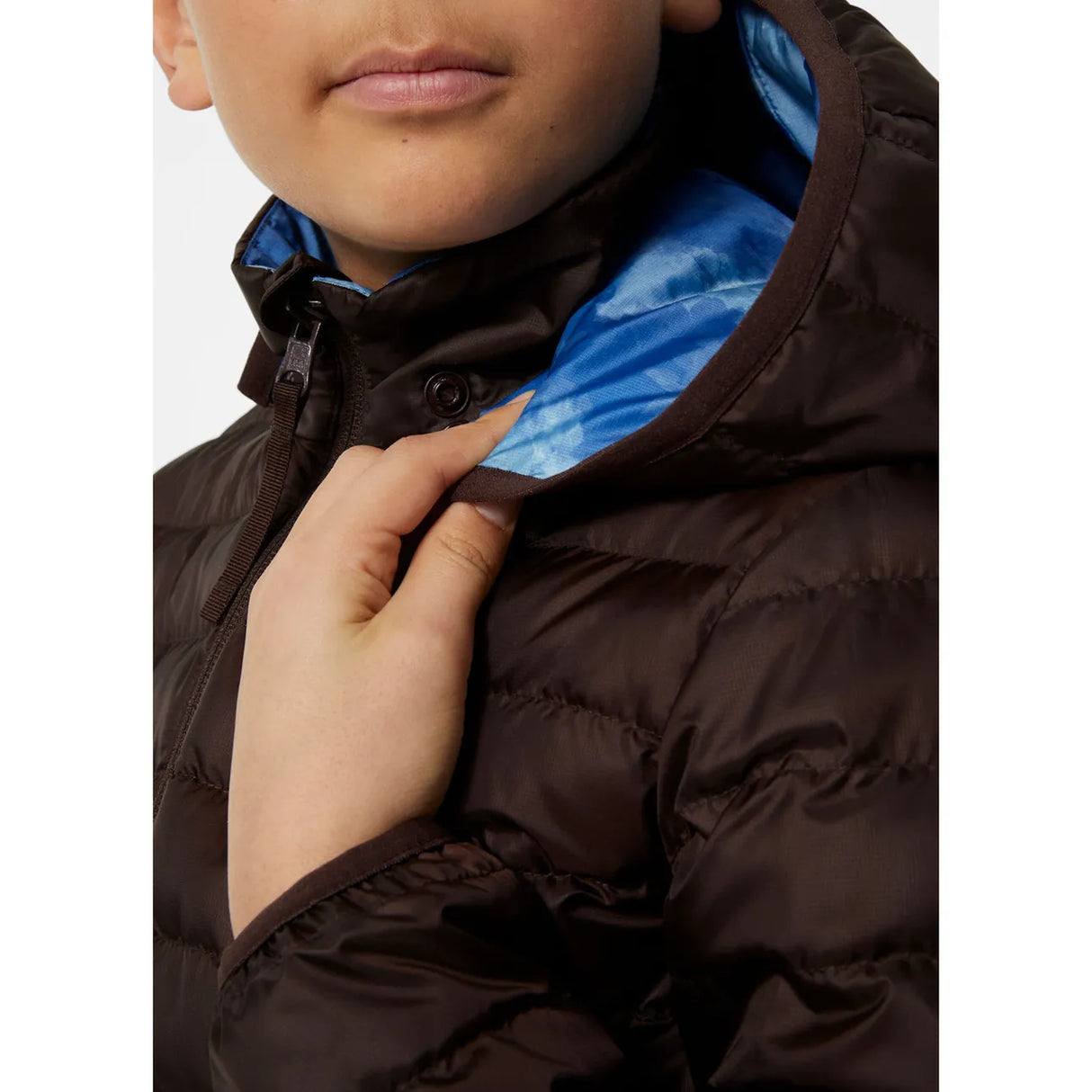 Helly Hansen Juniors' Infinity Insulator Jacket Vendbar Jakke Børn - Triple Espresso -