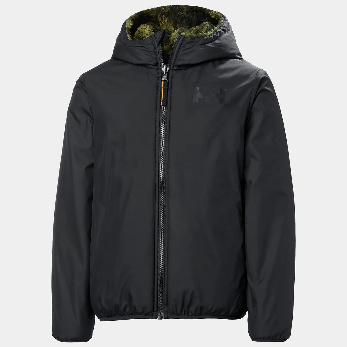 Helly Hansen Juniors' Champ Reversible Jacket Vendbar Jakke Børn - Sample - Black