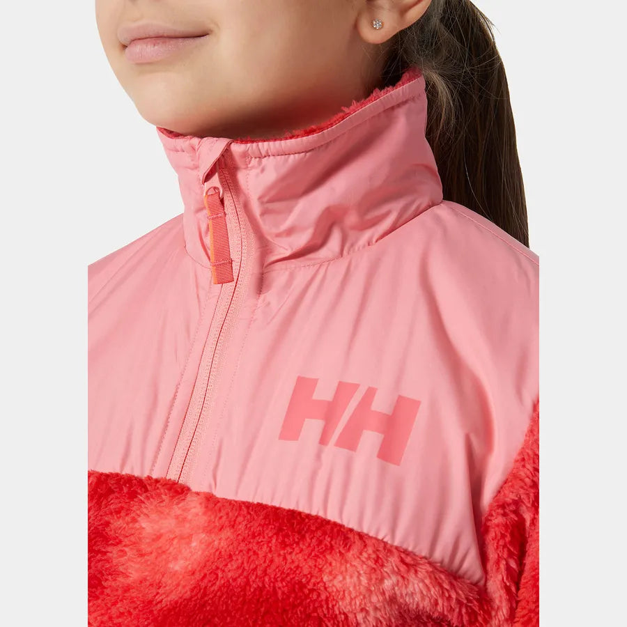 Helly Hansen Juniors' Champ 1/2 Zip Midlayer Fleecetrøje Børn - Sunset Pink -