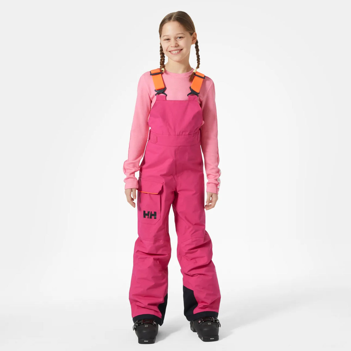 Helly Hansen Juniors' Summit Bib Pant Skibukser Børn - Dragon Fruit -