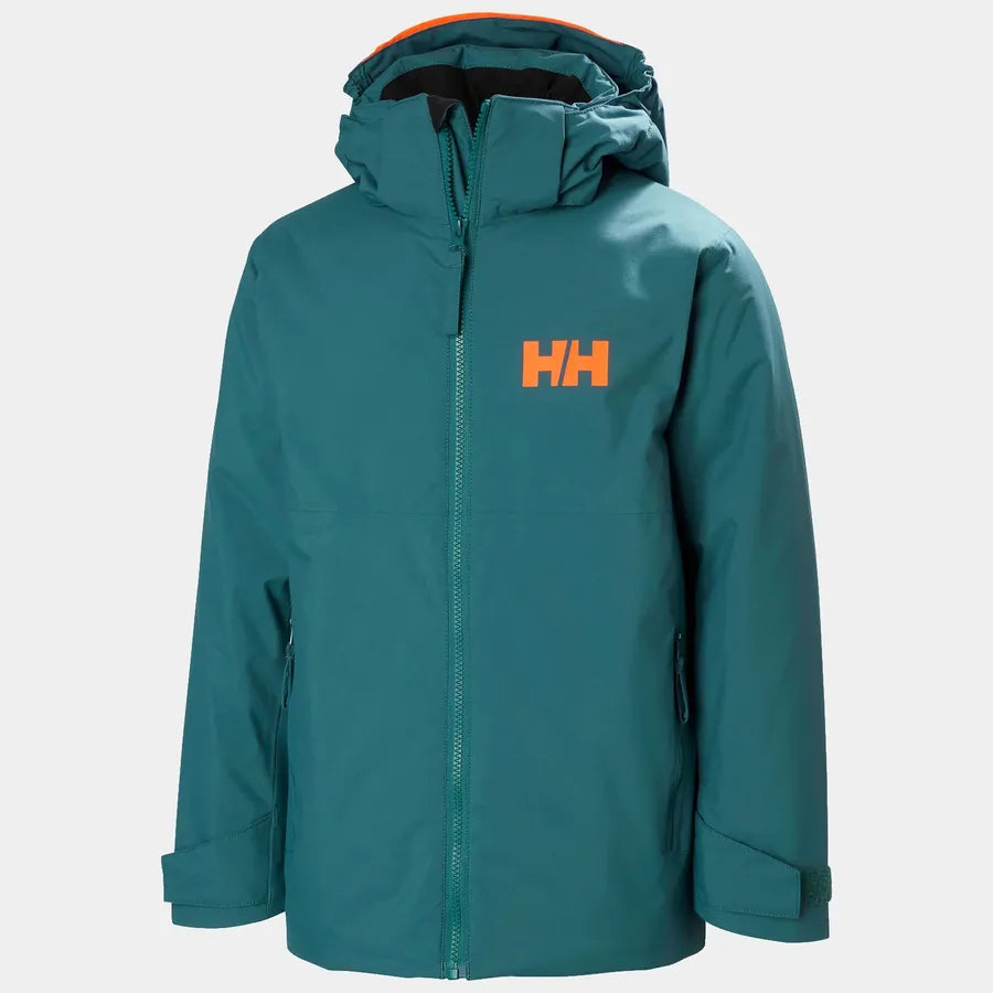 Helly Hansen Juniors' Traverse Ski Jacket Skijakke Børn - Dark Creek