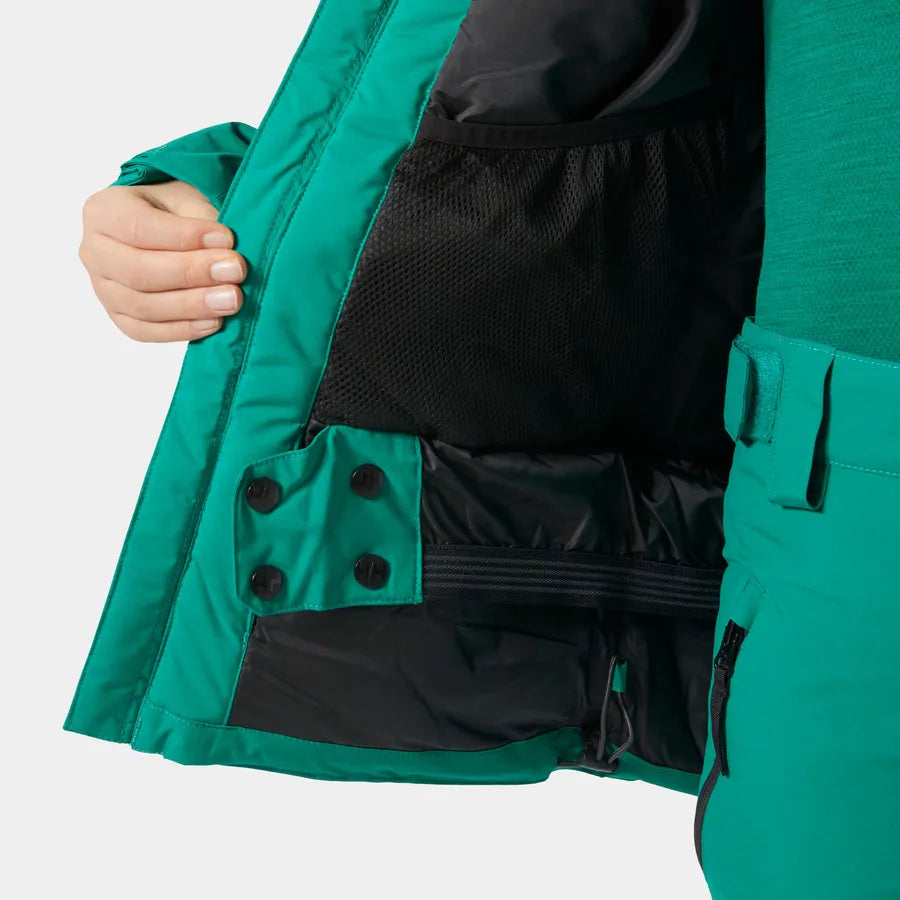 Helly Hansen Juniors' Alpha Ski Jacket Skijakke Børn - Signal Green