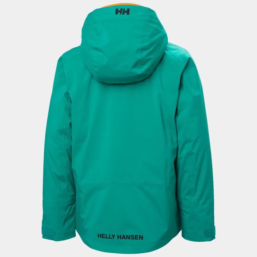Helly Hansen Juniors' Alpha Ski Jacket Skijakke Børn - Signal Green
