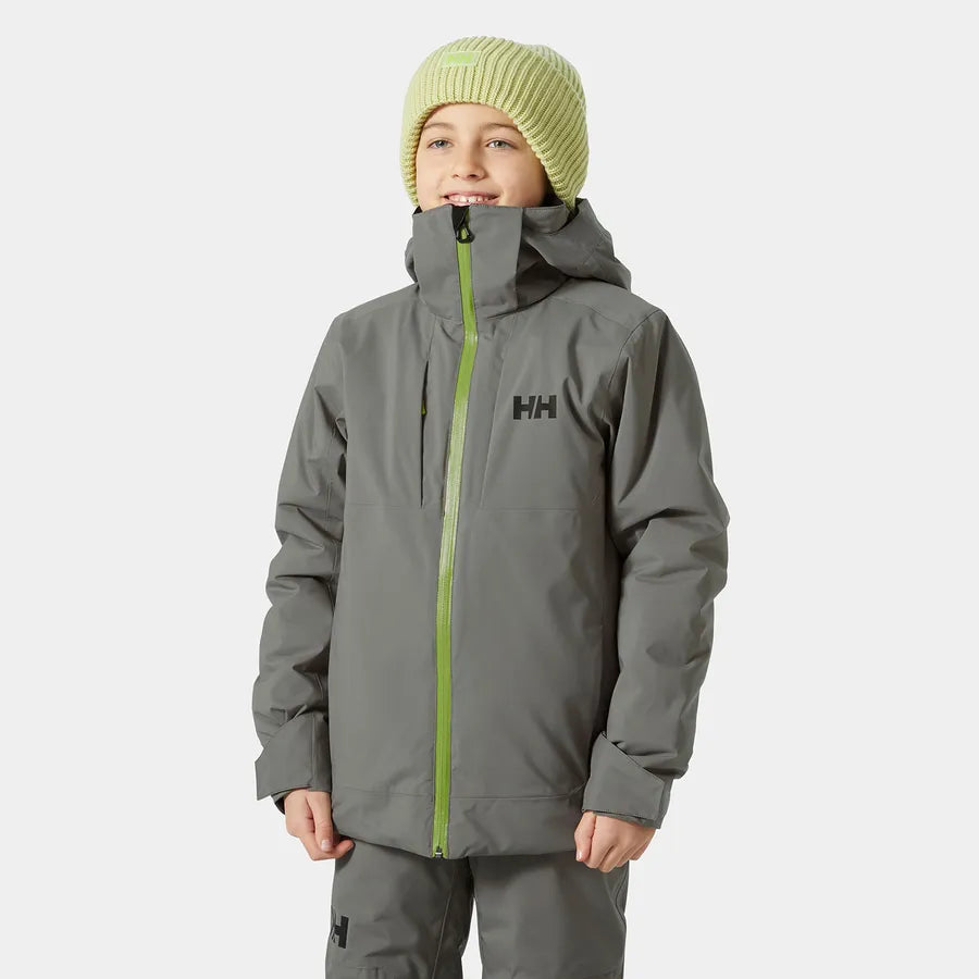 Helly Hansen Juniors' Alpha Ski Jacket Skijakke Børn - Concrete -