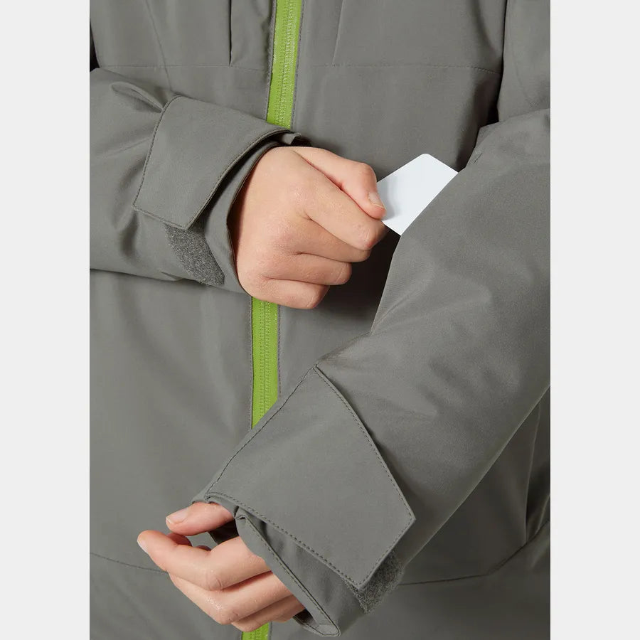 Helly Hansen Juniors' Alpha Ski Jacket Skijakke Børn - Concrete -