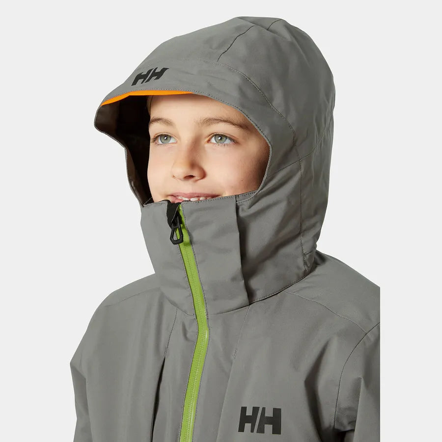 Helly Hansen Juniors' Alpha Ski Jacket Skijakke Børn - Concrete -
