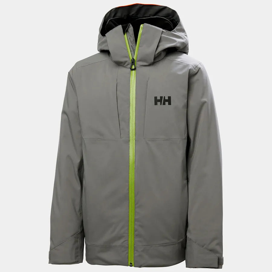 Helly Hansen Juniors' Alpha Ski Jacket Skijakke Børn - Concrete - Concrete