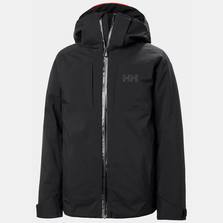 Helly Hansen Juniors' Alpha Ski Jacket Skijakke Børn - Black - Black