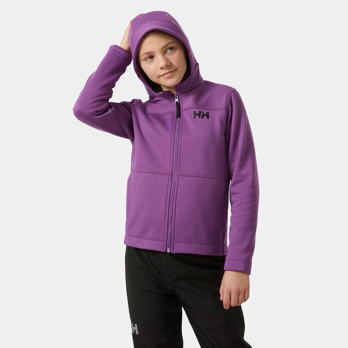 Helly Hansen Juniors’ Loen Midlayer Fleece Jacket Fleecejakke Børn - Crushed Grape -