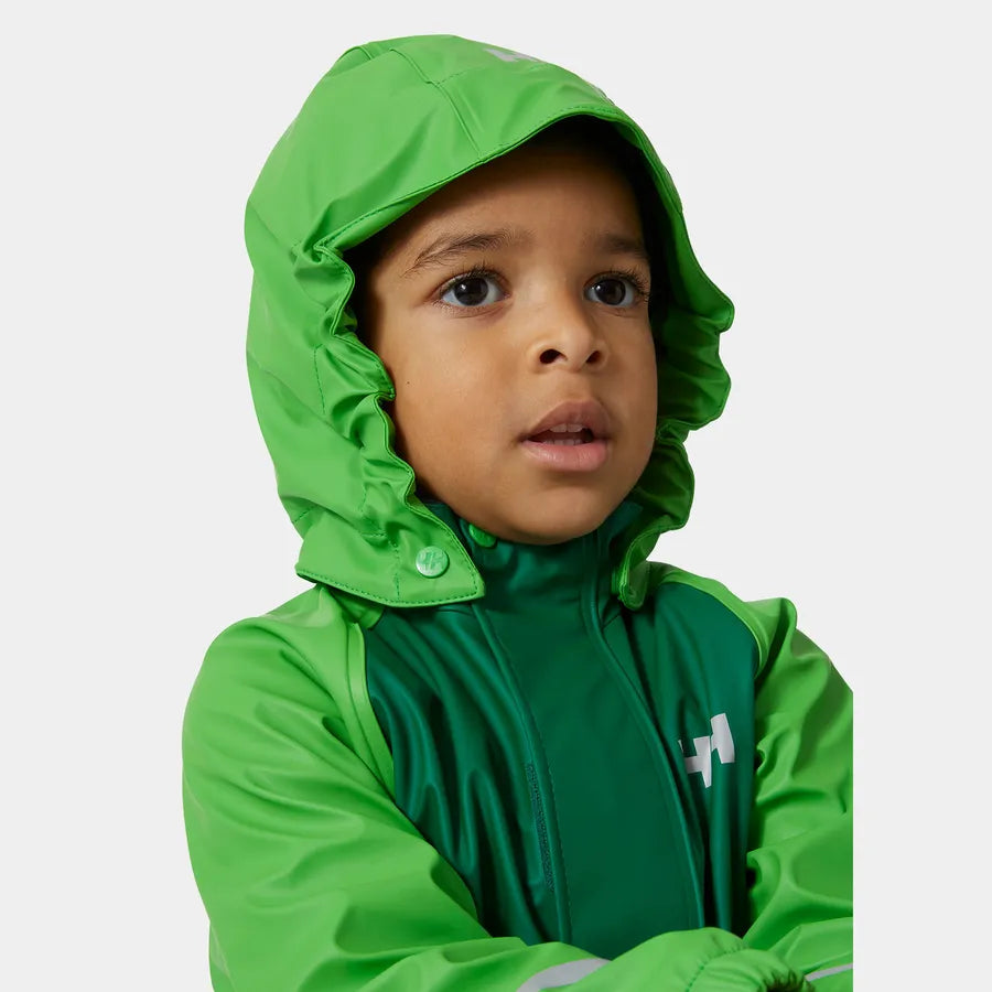 Helly Hansen Kids’ Bergen Fleece-Lined Rain Set 2.0 Regnsæt Børn - Clover -