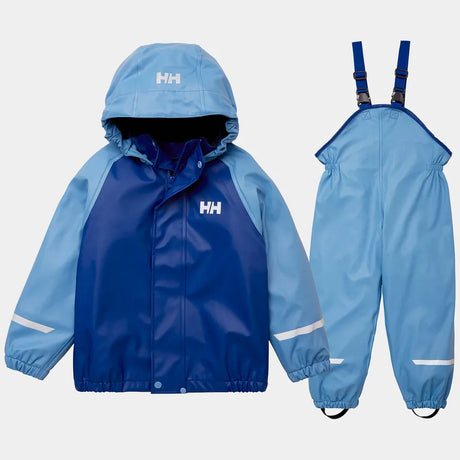 Helly Hansen Kids’ Bergen Fleece-Lined Rain Set 2.0 Regnsæt Børn - Blue Fog -