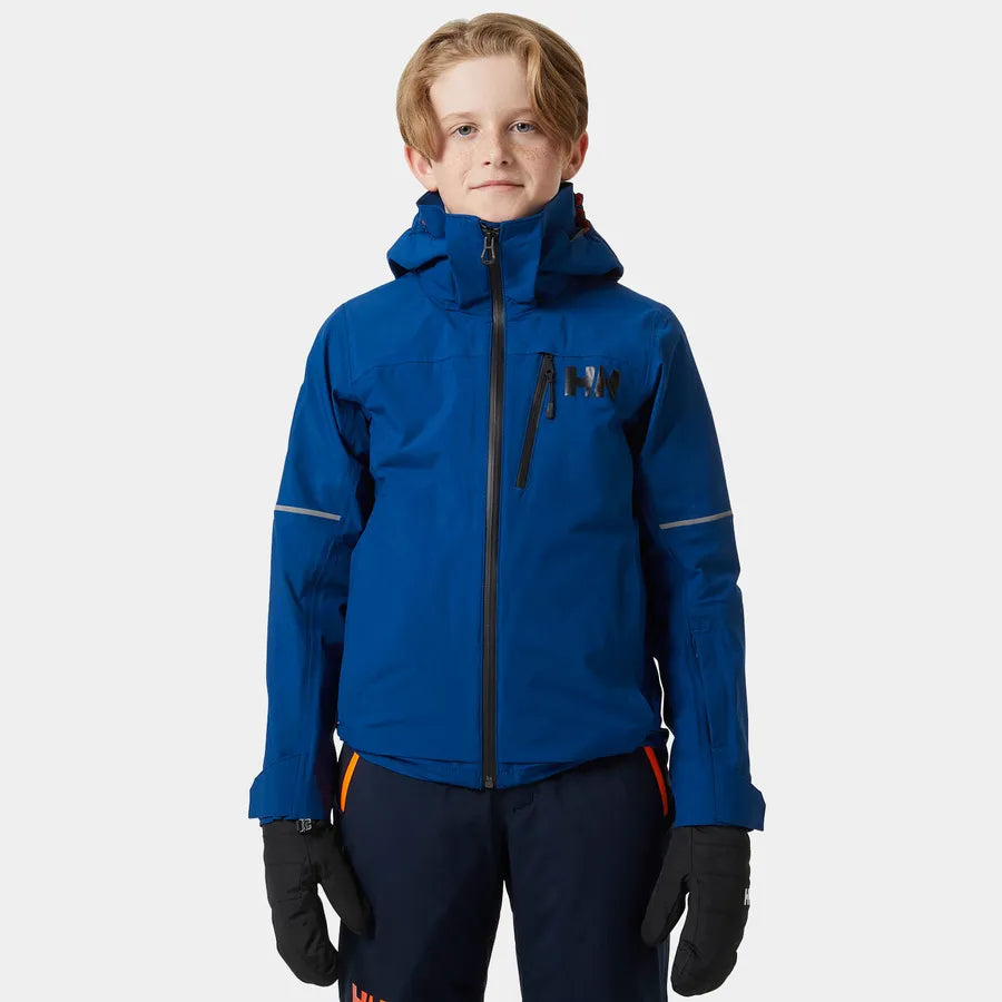 Helly Hansen Juniors’ Elements 3-Layer Ski Jacket Skijakke Børn - Deep Fjord -