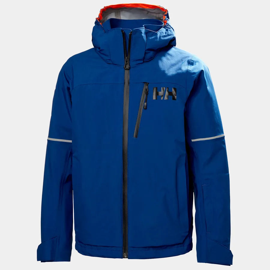 Helly Hansen Juniors’ Elements 3-Layer Ski Jacket Skijakke Børn - Deep Fjord - Deep Fjord