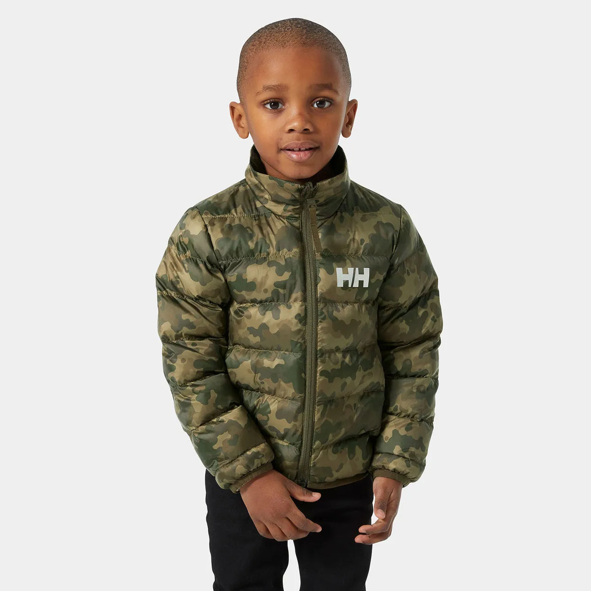 Helly Hansen Kids’ Dalen Reversible Jacket Vendbar Jakke Børn - Utility Green