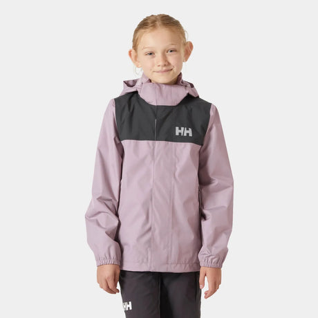 Helly Hansen Juniors’ Vancouver & Juell Regnsæt Børn - Purple Clay -