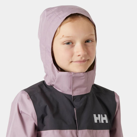 Helly Hansen Juniors’ Vancouver & Juell Regnsæt Børn - Purple Clay -