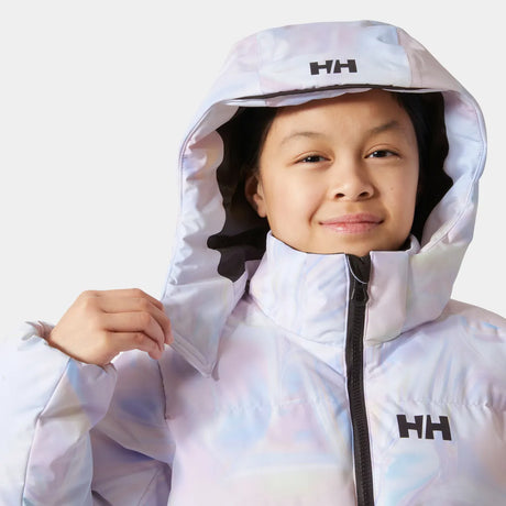 Helly Hansen Juniors' Nora Short Puffy Ski Jacket Skijakke Børn - Reflections -