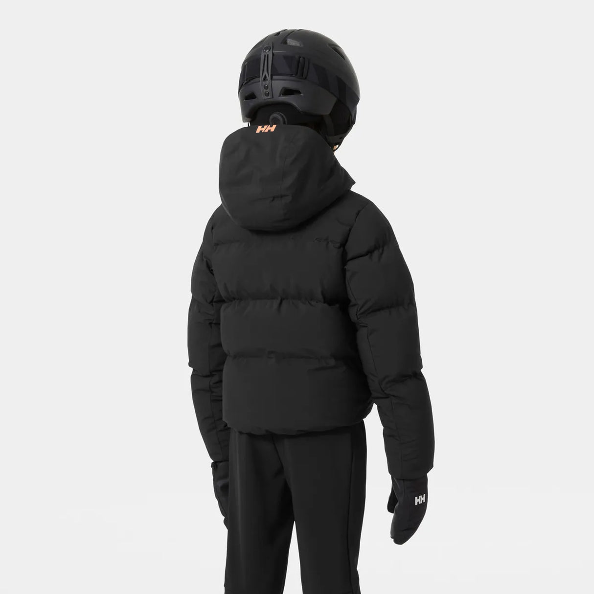 Helly Hansen Juniors' Nora Short Puffy Ski Jacket Skijakke Børn - Black -