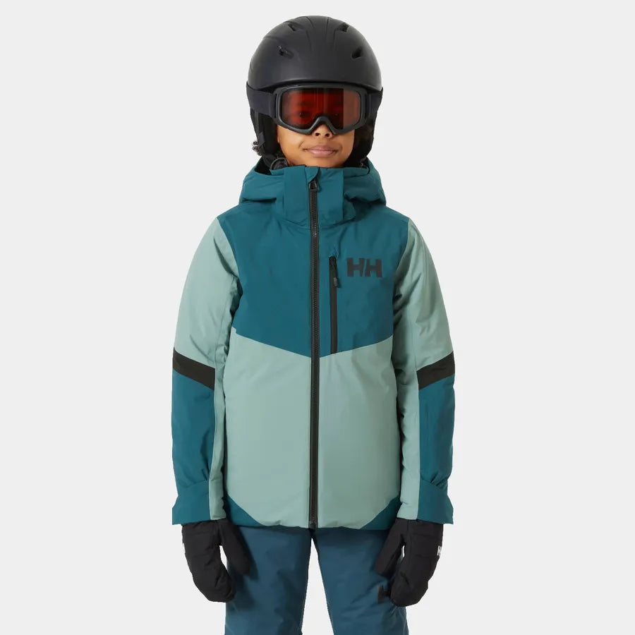 Helly Hansen Juniors' Elevate Ski Jacket Skijakke Børn - Dark Creek -