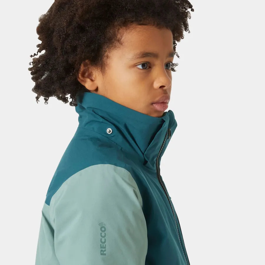 Helly Hansen Juniors' Elevate Ski Jacket Skijakke Børn - Dark Creek -